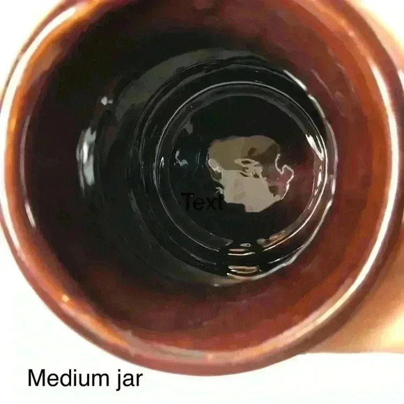 Set of 2 vintage  McCoy pottery ceramic kitchen canisters - Picture 7 of 9